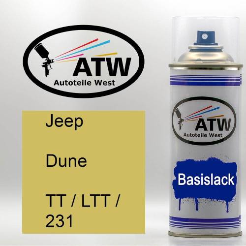 Jeep, Dune, TT / LTT / 231: 400ml Sprühdose, von ATW Autoteile West.